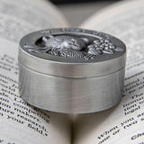 Maxbell Baby Collections Box Metal Kids Keepsake Organizer for Childhood Baby Shower Style A