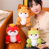 Maxbell Dragon Plush Toy Lovely 2024 Dragon Year Mascots Doll for Home Table Holiday Red