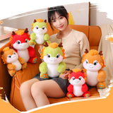 Maxbell Dragon Plush Toy Lovely 2024 Dragon Year Mascots Doll for Home Table Holiday Red