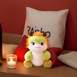 Maxbell Dragon Plush Toy Lovely 2024 Dragon Year Mascots Doll for Home Table Holiday Green