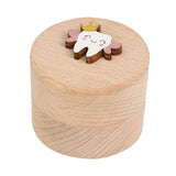 Maxbell Wooden Tooth Storage Box Tooth Holder for Birthday Gift Baby Shower Children without letter