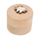Maxbell Wooden Tooth Storage Box Tooth Holder for Birthday Gift Baby Shower Children without letter