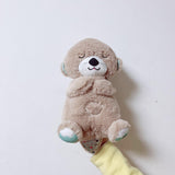 Maxbell Baby Sleep Toy Handmade Decorative Sea Otter Plush Doll for Company Toy Kids brown