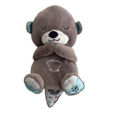 Maxbell Baby Sleep Toy Handmade Decorative Sea Otter Plush Doll for Company Toy Kids brown