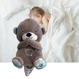 Maxbell Baby Sleep Toy Handmade Decorative Sea Otter Plush Doll for Company Toy Kids brown