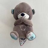 Maxbell Baby Sleep Toy Handmade Decorative Sea Otter Plush Doll for Company Toy Kids brown