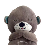 Maxbell Baby Sleep Toy Handmade Decorative Sea Otter Plush Doll for Company Toy Kids brown