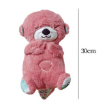 Maxbell Baby Sleep Toy Handmade Decorative Sea Otter Plush Doll for Company Toy Kids Pink
