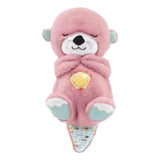Maxbell Baby Sleep Toy Handmade Decorative Sea Otter Plush Doll for Company Toy Kids Pink