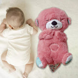 Maxbell Baby Sleep Toy Handmade Decorative Sea Otter Plush Doll for Company Toy Kids Pink