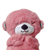 Maxbell Baby Sleep Toy Handmade Decorative Sea Otter Plush Doll for Company Toy Kids Pink