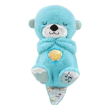 Maxbell Baby Sleep Toy Handmade Decorative Sea Otter Plush Doll for Company Toy Kids blue
