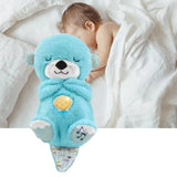 Maxbell Baby Sleep Toy Handmade Decorative Sea Otter Plush Doll for Company Toy Kids blue