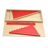 Maxbell Montessori Numerical Rods Development Visual Experience Wood Counting Sticks