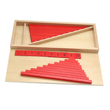 Maxbell Montessori Numerical Rods Development Visual Experience Wood Counting Sticks