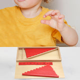 Maxbell Montessori Numerical Rods Development Visual Experience Wood Counting Sticks