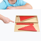 Maxbell Montessori Numerical Rods Development Visual Experience Wood Counting Sticks