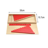 Maxbell Montessori Numerical Rods Development Visual Experience Wood Counting Sticks