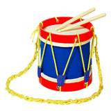 Maxbell Kids Marching Drum Set 22cm Wooden Kids Drum for Party Kindergarten Birthday