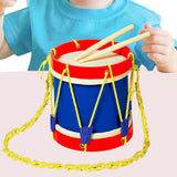 Maxbell Kids Marching Drum Set 22cm Wooden Kids Drum for Party Kindergarten Birthday