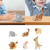 Maxbell 3D Paper Puzzle Montessori Shape Matching Puzzle Preschool Kindergarten elephant