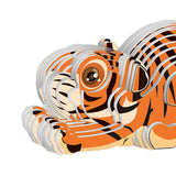 Maxbell 3D Paper Puzzle Montessori Shape Matching Puzzle Preschool Kindergarten tiger