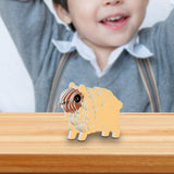 Maxbell 3D Paper Puzzle Montessori Shape Matching Puzzle Preschool Kindergarten sheep