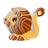Maxbell 3D Paper Puzzle Montessori Shape Matching Puzzle Preschool Kindergarten lion
