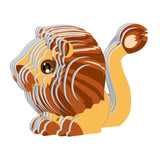 Maxbell 3D Paper Puzzle Montessori Shape Matching Puzzle Preschool Kindergarten lion