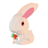 Maxbell 3D Paper Puzzle Montessori Shape Matching Puzzle Preschool Kindergarten rabbit