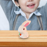 Maxbell 3D Paper Puzzle Montessori Shape Matching Puzzle Preschool Kindergarten rabbit