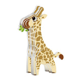 Maxbell 3D Paper Puzzle Montessori Shape Matching Puzzle Preschool Kindergarten giraffe