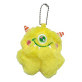 Maxbell Cute Plush Monster with Big Eyes Car Keyrings for Family Friends Boys Girls Yellow