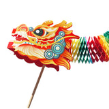 Maxbell Chinese Dance Dragon DIY Handmade Material Party Accessories Interactive Toy