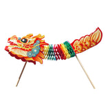 Maxbell Chinese Dance Dragon DIY Handmade Material Party Accessories Interactive Toy