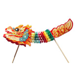 Maxbell Chinese Dance Dragon DIY Handmade Material Party Accessories Interactive Toy