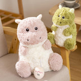 Maxbell Plush Dragon Doll 22cm Dragon Stuffed Toy for Birthday Holiday New Year Gift pink