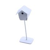 Maxbell Dollhouse Bird House Pretend Play DIY for Garden Micro Landscape Diorama white