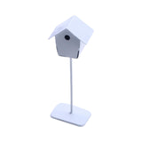 Maxbell Dollhouse Bird House Pretend Play DIY for Garden Micro Landscape Diorama white