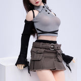 Maxbell 1/6 Scale Female Dolls Clothes Short Skirt for 12'' inch Doll Figures Accs
