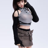 Maxbell 1/6 Scale Female Dolls Clothes Short Skirt for 12'' inch Doll Figures Accs