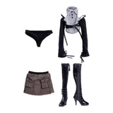 Maxbell 1/6 Scale Female Dolls Clothes Short Skirt for 12'' inch Doll Figures Accs