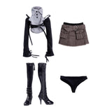 Maxbell 1/6 Scale Female Dolls Clothes Short Skirt for 12'' inch Doll Figures Accs