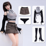 Maxbell 1/6 Scale Female Dolls Clothes Short Skirt for 12'' inch Doll Figures Accs