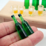 Maxbell 1:12 Scale Dollhouse Bottle and Cup Kitchen Cups Set for Living Room Kitchen
