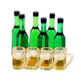 Maxbell 1:12 Scale Dollhouse Bottle and Cup Kitchen Cups Set for Living Room Kitchen