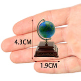 Maxbell 1:12 Scale Dollhouse Globe Model and Base Accessories Toy for Home Ornaments