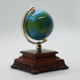 Maxbell 1:12 Scale Dollhouse Globe Model and Base Accessories Toy for Home Ornaments