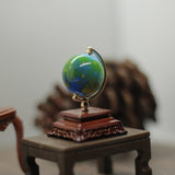 Maxbell 1:12 Scale Dollhouse Globe Model and Base Accessories Toy for Home Ornaments
