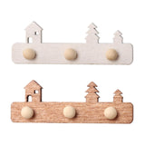 Maxbell 1/12 Dollhouse Coat Hooks DIY Scene Model Photo Props Miniature Wall Hangers White